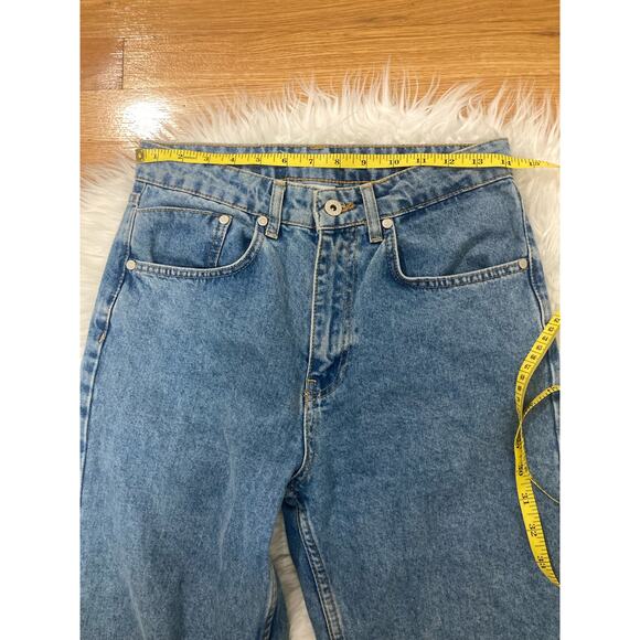 The RAGGED priest jeans size 28 made in turkey butt cut opening blue mom jean - Picture 7 of 7